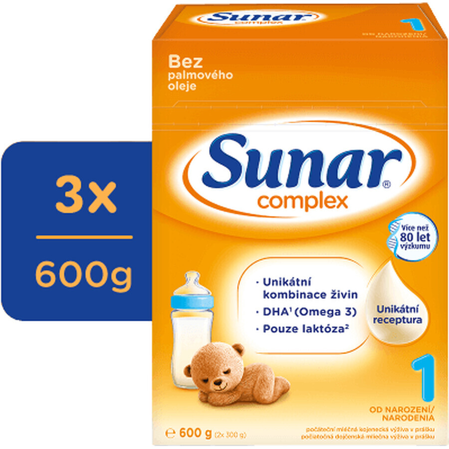 Complexe Sunar 1 3 x 600 g