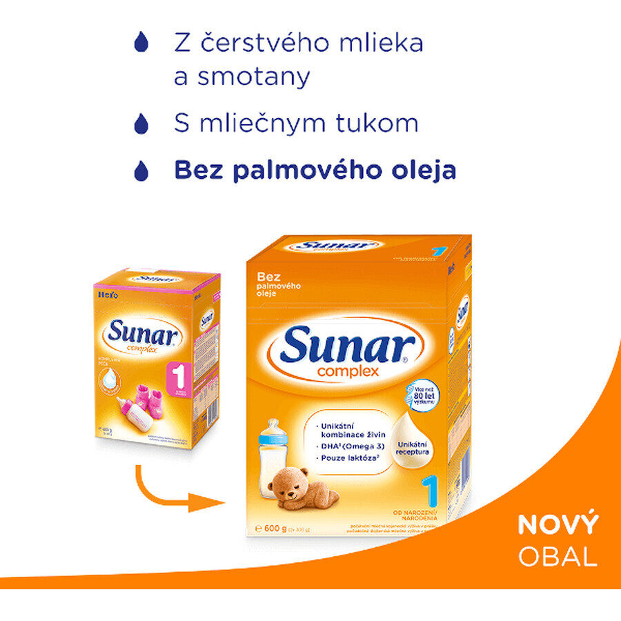 Complexe Sunar 1 3 x 600 g