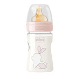 Flasche PP Original Touch 150 ml, Gummisauger, langsamer Durchfluss, Mädchen, +0 Monate, Chicco