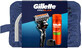 Coffret de voyage rasoir Gillette ProGlide + gel de rasage Fusion 200 ml + support