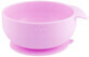 Chicco Bols en silicone avec ventouse rose 6m+.