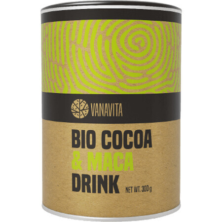 VanaVita Bio Boisson Cacao & Maca 300 g