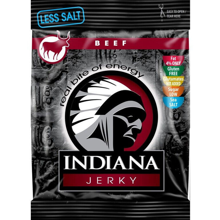 Indiana Jerky Beef (Beef) Moins de sel 25 g