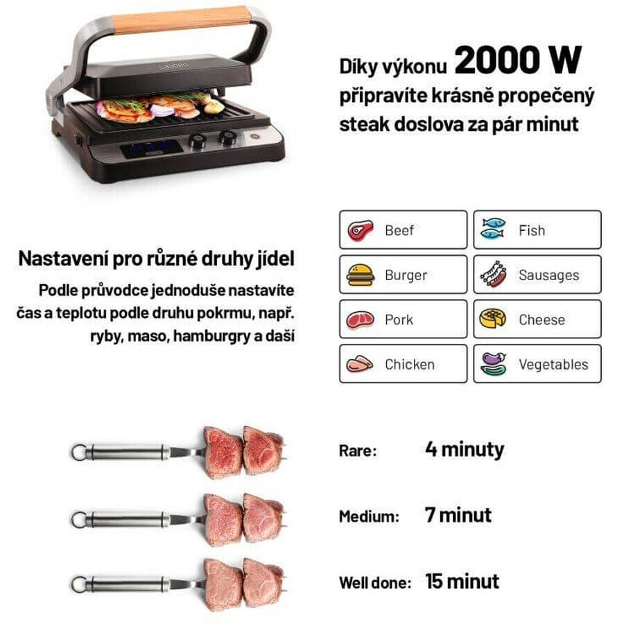 Grill de contacto Lauben 2000SB Grill de contacto