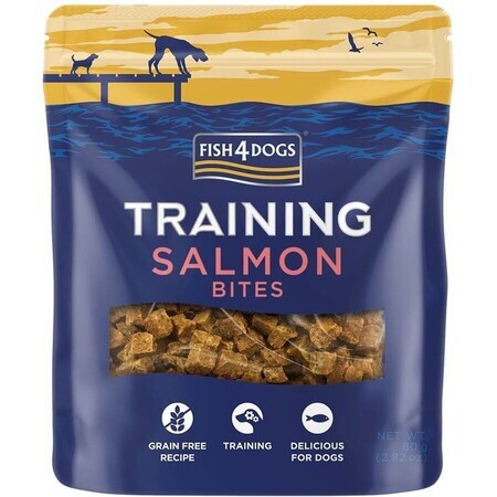 Fish4Dogs palm palm palm salmon saumon dressage chien saumon 80 g