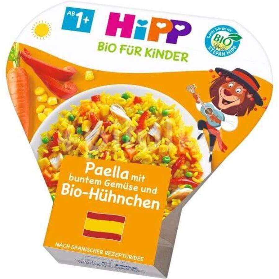 HiPP Organic Vegetable and Meat Supplement Paella with vegetables and chicken 250 g