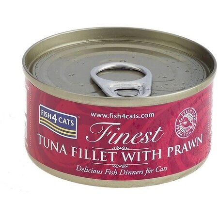 Fish4Cats Croquettes pour chats Finest Tuna with Prawns 70 g