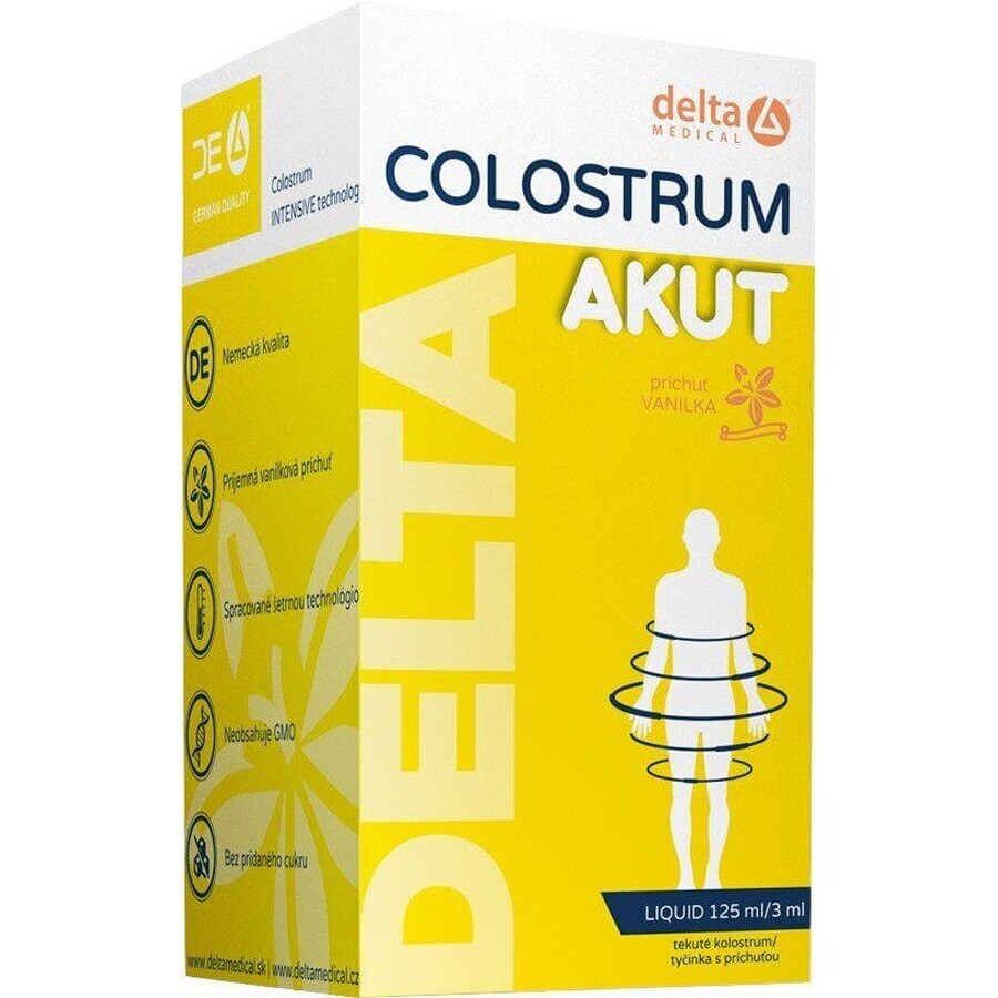 Delta Colostrum Akut líquido sabor vainilla 125 ml