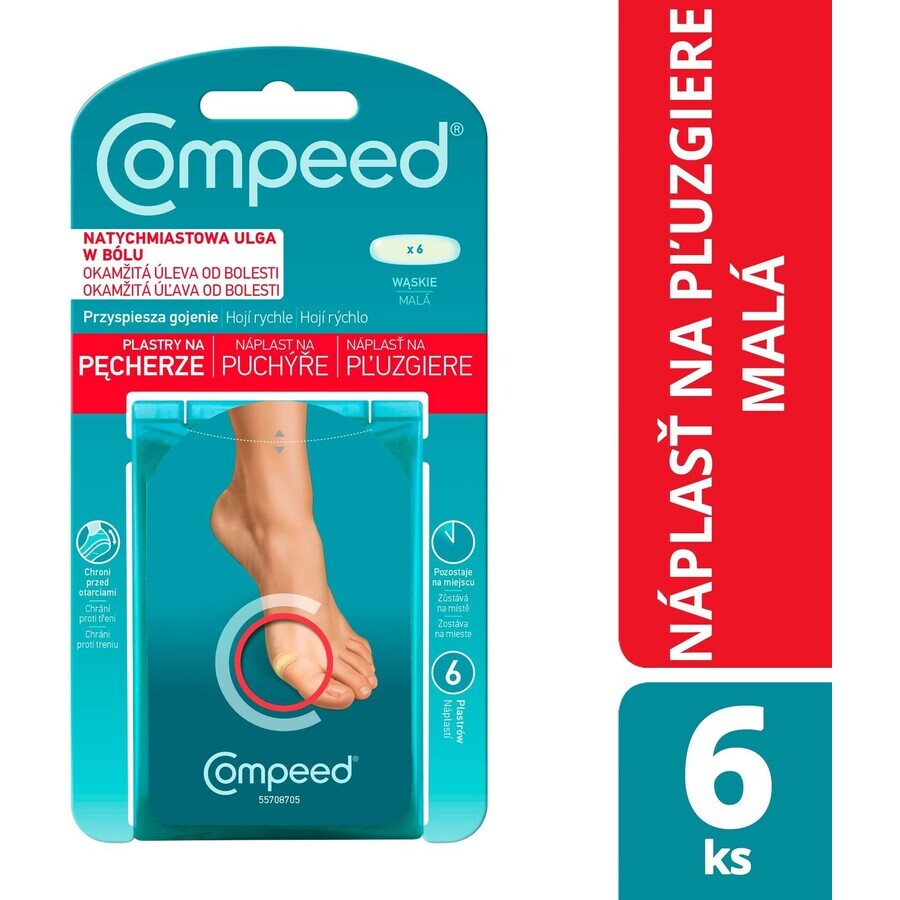 Compeed Plasture petit blister 6 pcs