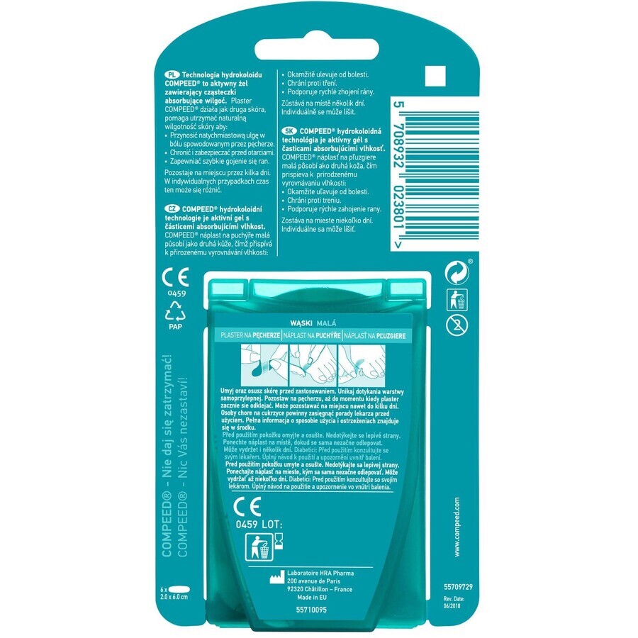 Compeed Plasture petit blister 6 pcs