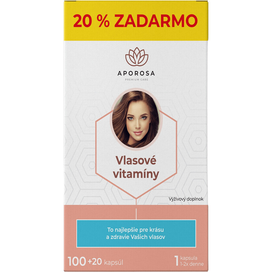 Aporosa Premium Hair Vitamins 120 gélules