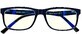 Glassa Lunettes d&#39;ordinateur PCG02 D1,5 noir/bleu