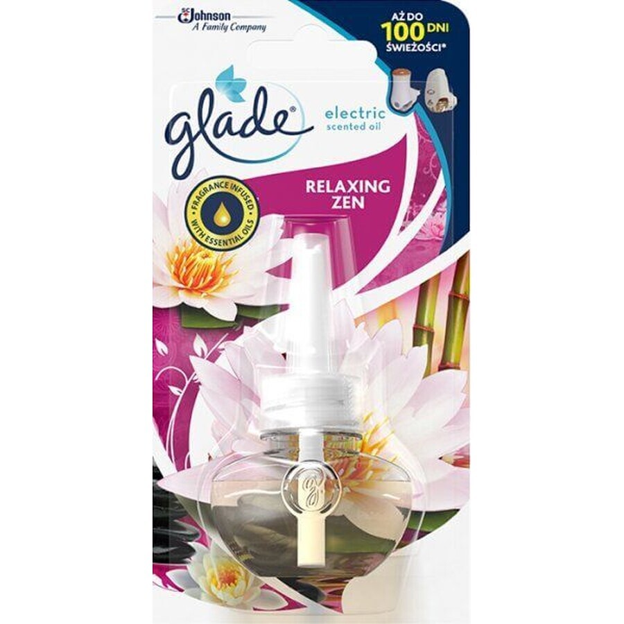 Glade Electric Electric Scented Oil Relaxing Zen Refill Air Freshener Désodorisant 20 ml