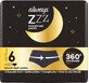 Always ZZZZZs menstrual nightwear jetable 12 pcs