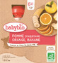 Babybio doypack pomme, orange, banane 4 x 90 g