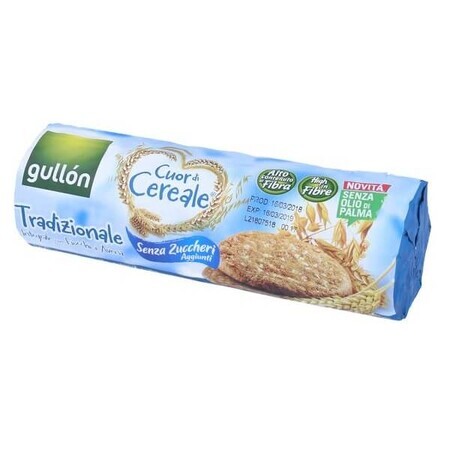 Biscuits sans sucre à base de farine complète et riche en fibres, 280g, Gullon