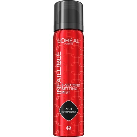 L'Oréal Paris Infaillible 3-s brume de réglage, 75 ml