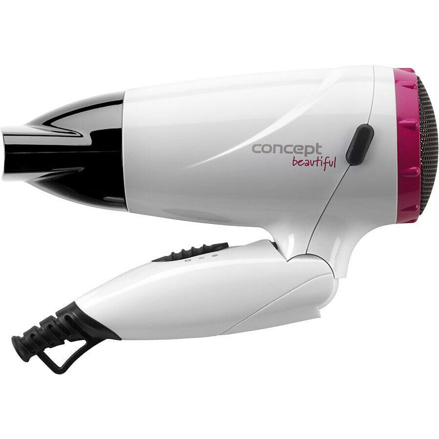 Sèche-cheveux Concept VV5740 Beautiful 1500W blanc + rose