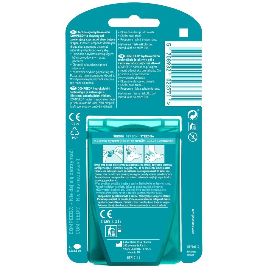 Compeed Plasture medium blister 5 pcs