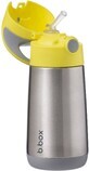 B. bo&#238;te Thermos &#224; boire avec paille jaune/grise 350 ml