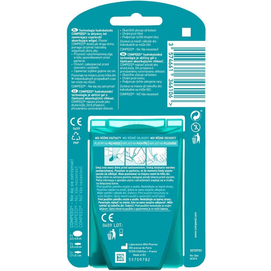 Compeed Blister patch mix 5 pcs