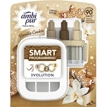 Ambipur Set de rasoir électrique 3Vol. Vanille 20 ml