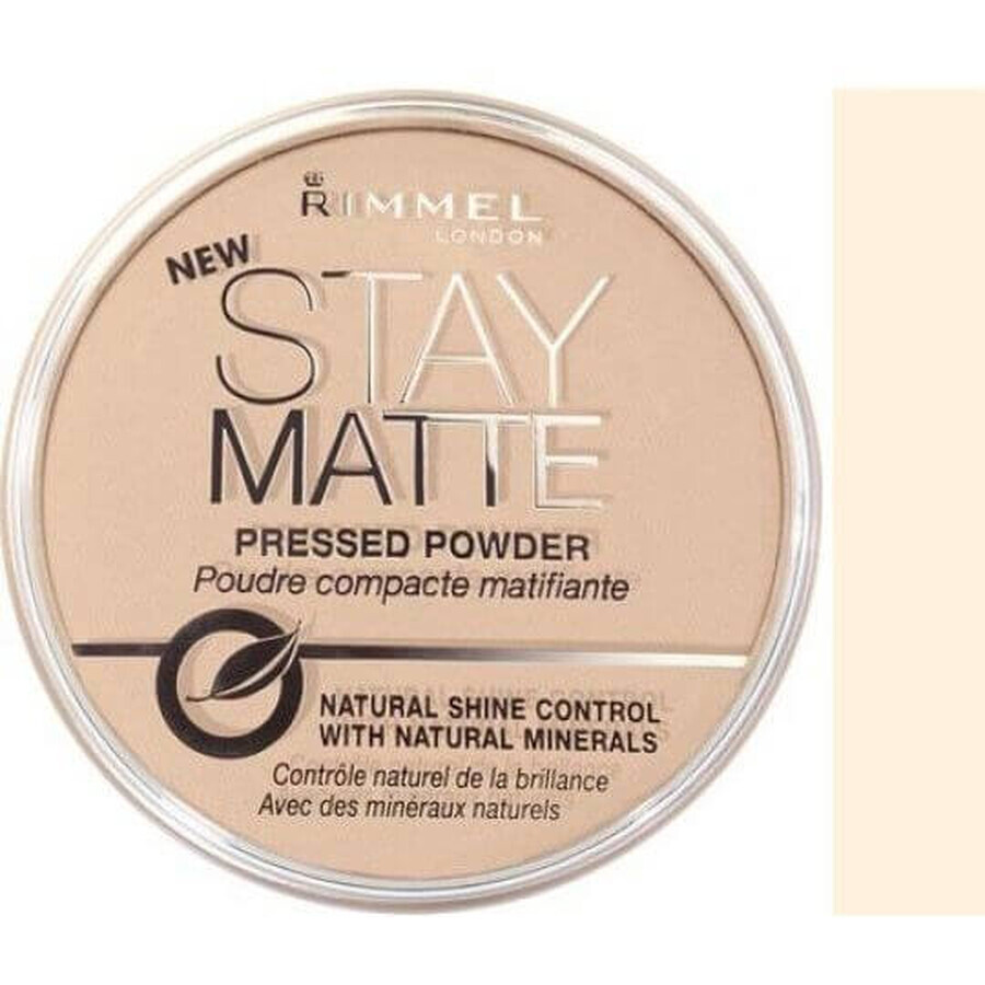 Rimmel London Stay Stay Matte Powder Poudre 001 Transparent 14 g