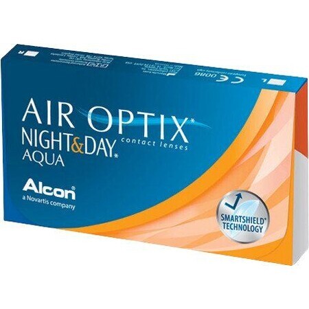 Alcon Air Optix Night & Day Aqua +3.25D, courbure : 8.60 6