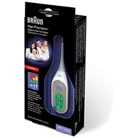 Braun PRT 2000 Thermometer mit AGE Precision und flexibler Spitze