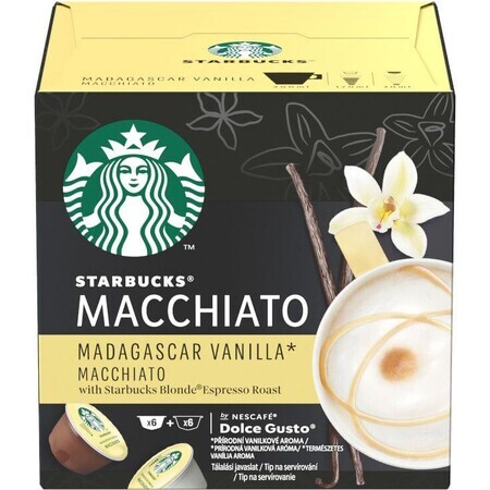 Starbucks Madagascar vanille Madagascar latte macchiato, capsules de café. 12 pièces