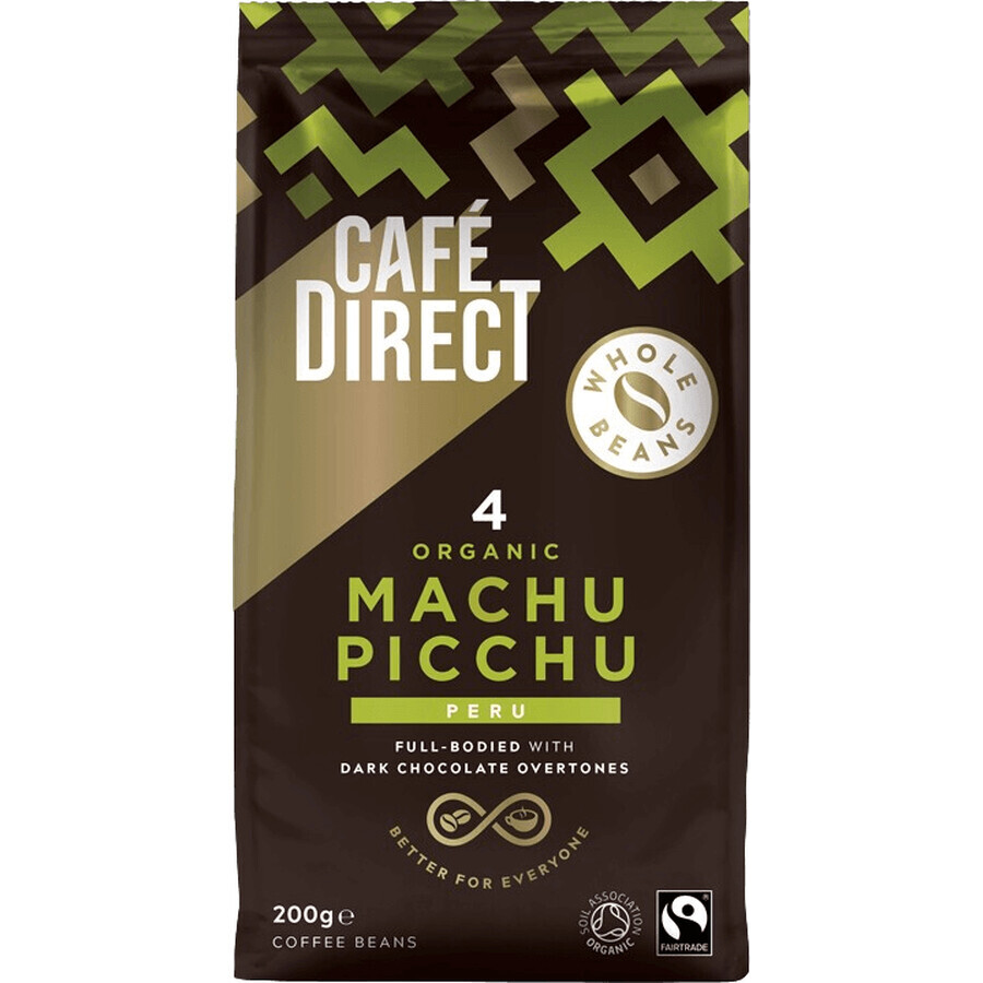 Cafedirect Organic Cafedirect Machu Picchu SCA 82 café en grains 200 g