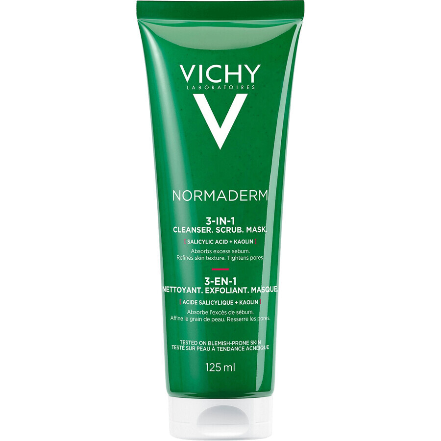 Vichy Normaderm 3in1 Cleanser 125 ml