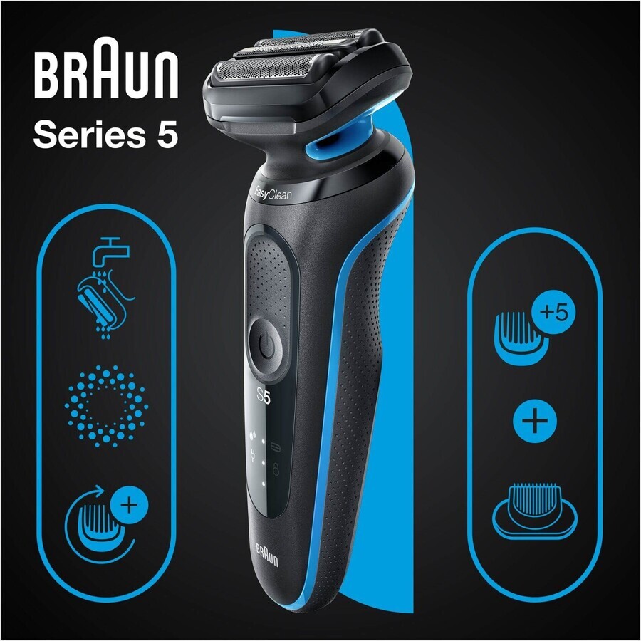 Braun Series 5 51-B1500s Albastru