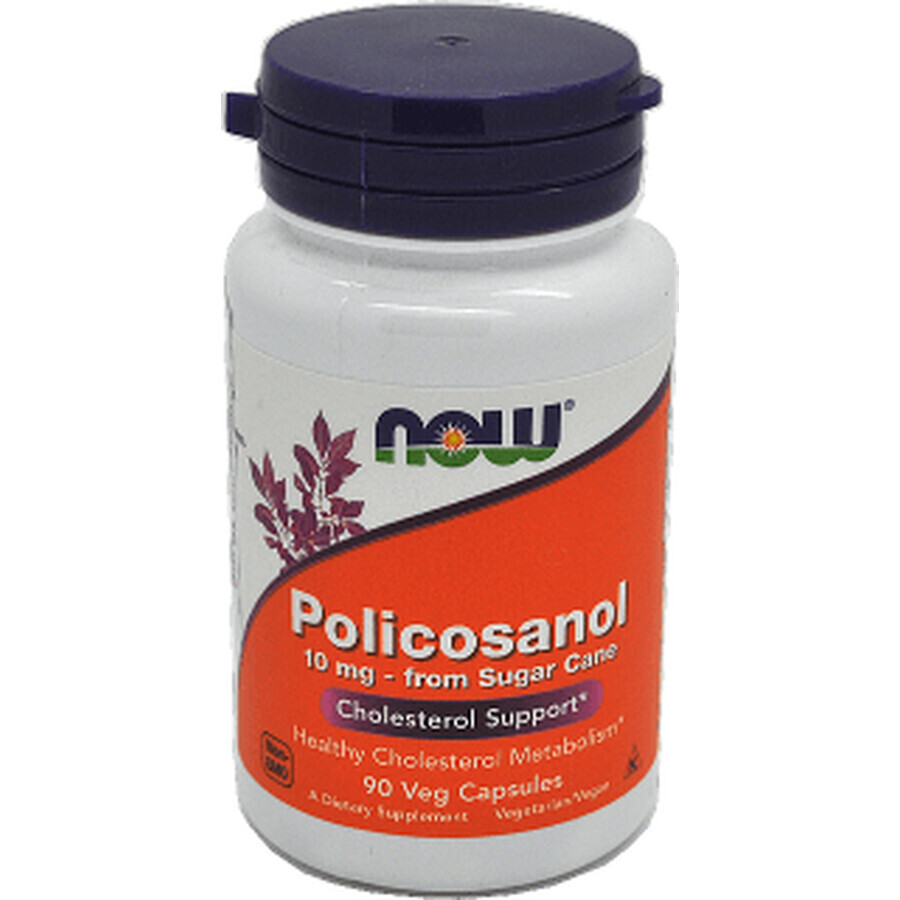 Now Foods Policosanol 10mg Cholestérol 90 gélules