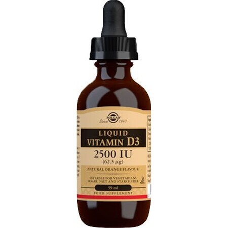 Solgar Vitamine D3 2500 IU 59 ml