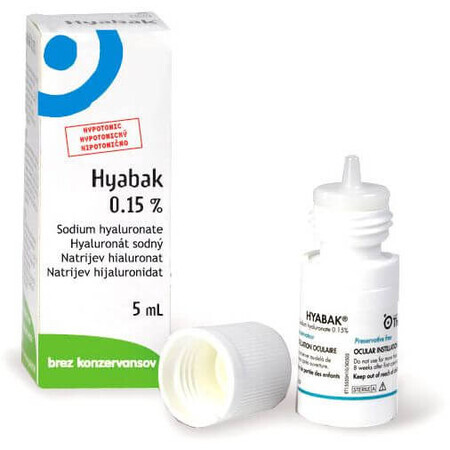 Hyabak 0,15% collyre 5 ml