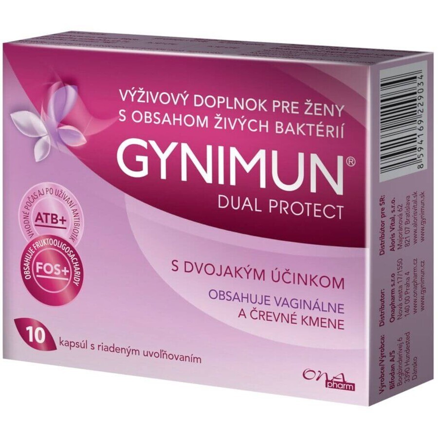 Gynimun DUAL PROTECT à libération contrôlée 10 gélules