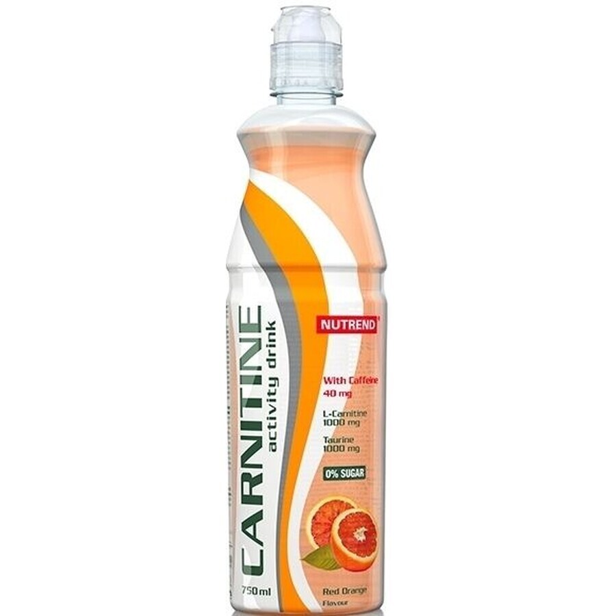 Nutrend CARNITIN DRINK cu cofeină , roșu portocaliu 750 ml