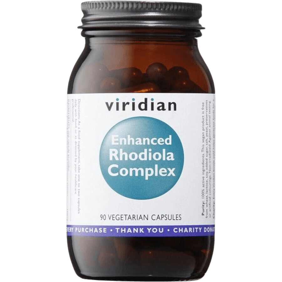 Viridian Complex Complejo de Rhodiola Mejorado 90 cápsulas