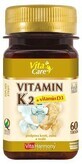 VitaHarmony Vitamine K2 + D3 60 g&#233;lules