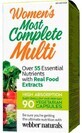 Webber Naturals Multivitamine la plus compl&#232;te pour les femmes, 55 ingr&#233;dients 90 g&#233;lules