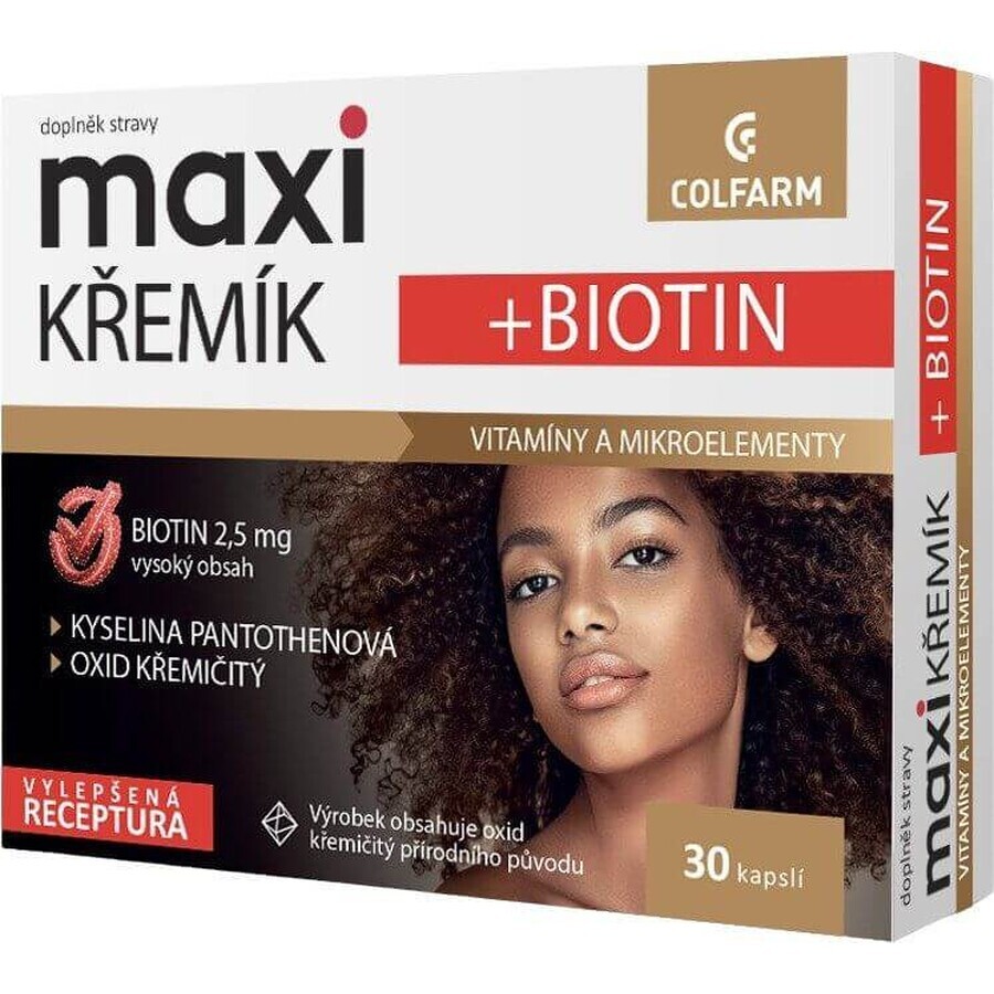 Colfarm maxi Cream + Biotin, 30 gélules