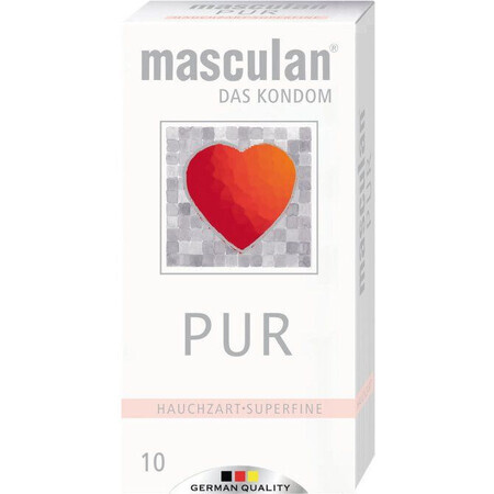 Préservatifs masculins PUR PUR Super Thin 10 pcs