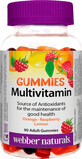 Webber Naturals Multivitamin Multivitamin Fruit GUMMIES pour enfants et adultes 90 pi&#232;ces