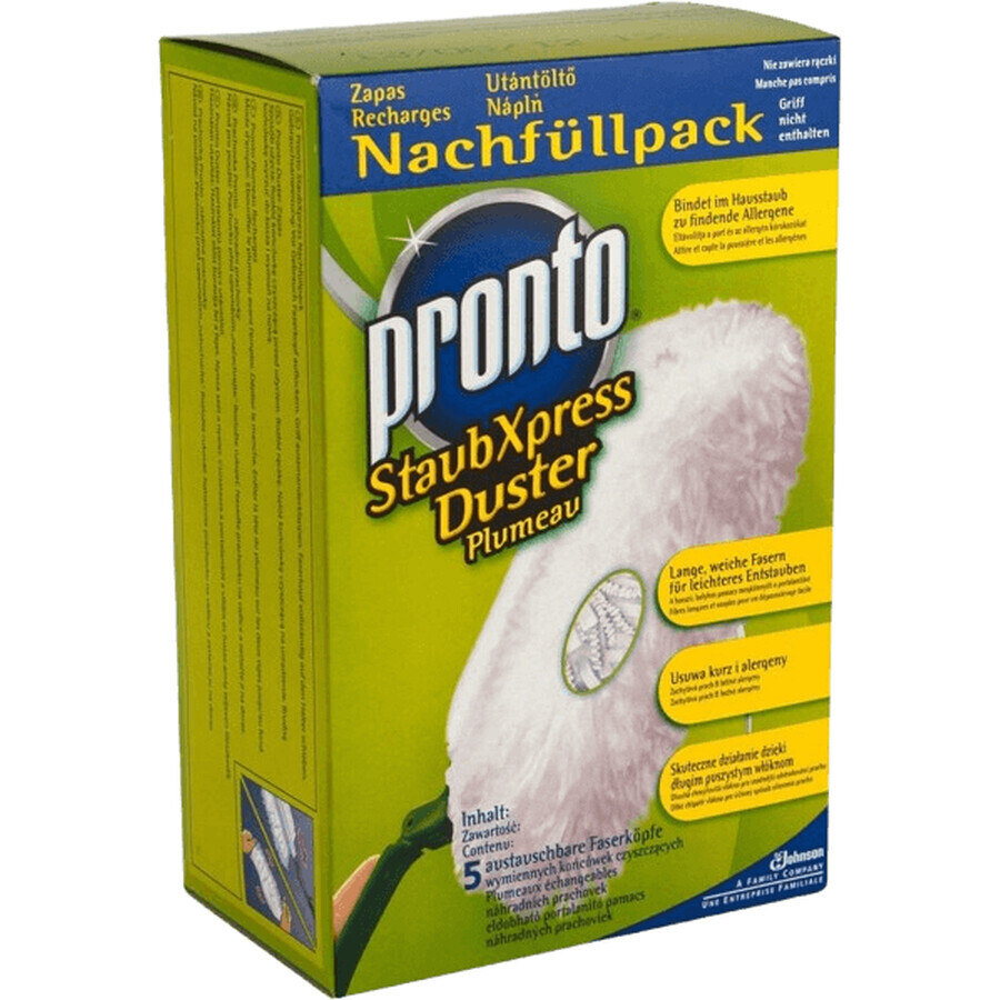 Pronto Duster, cartuccia di ricambio per tappo antipolvere 5 pz.