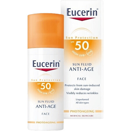 Eucerin SUN Emulsion solaire anti-rides SPF50 50 ml