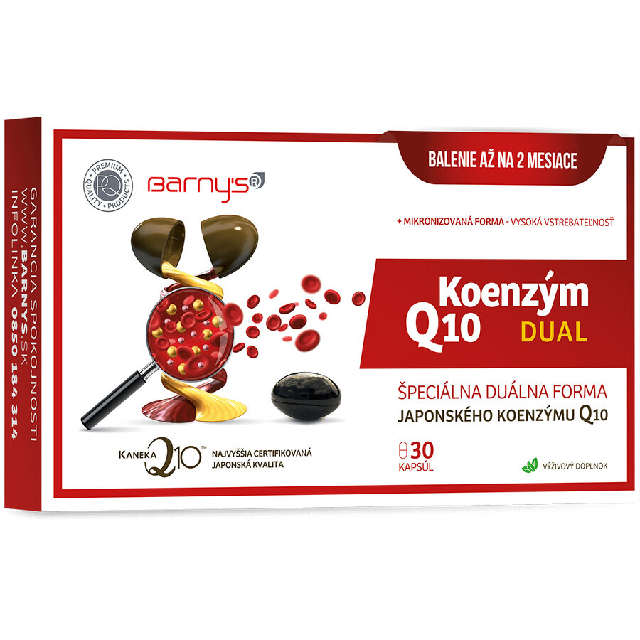 Barny's Coenzyme Q10 dual 30 gélules