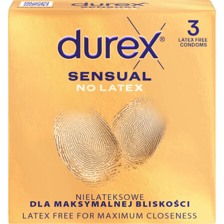 Durex Sensual sans latex 3 pcs