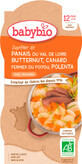 Menu Babybio courge musqu&#233;e, canard et polenta 2 x 200 g