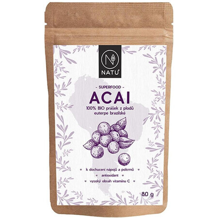 Natu Organic Acai Acai en poudre 80 g